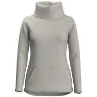 Women's Smartwool Hudson Trail Fleece Pullover 2021 in Gray size X-Small | Nylon/Wool/Polyester