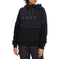 Women's Roxy Porter Hoodie 2022 in Black size Large | Elastane/Viscose/Polyester