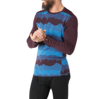 Smartwool 250 Baselayer Pattern Crew Top 2021 in Black size 2X-Large
