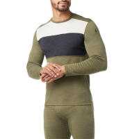 Smartwool 250 Baselayer Colorblock Crew Top 2022 in Gray size Small