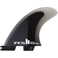 FCS II Reactor PC Tri Fin Set 2024 in Black size Medium