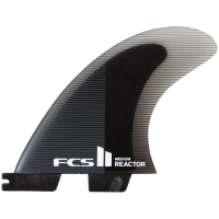 FCS II Reactor PC Tri Fin Set 2024 in Black size Large