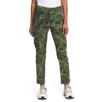 Women's The North Face Printed Heritage Cargo Pants 2021 in Green size 12 | Cotton/Elastane