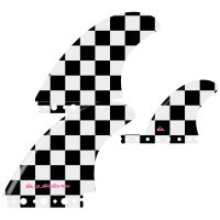 Quiksilver Twin Chess Surfboard Fins 2022 in Black