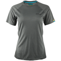 Women's Yeti Cycles Monument Short Sleeve Jersey 2021 in Gray size Large | Wool/Polyester