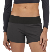 Women's Patagonia Stretch Hydropeak Surf Shorts 2022 in Black size X-Large | Spandex/Polyester