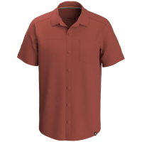 Smartwool Sport 150 Button Down Shirt 2022 in Orange size Medium | Wool/Polyester