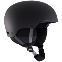 Kid's Anon Rime 3 Round Fit Helmet 2025 in Black size Large/X-Large