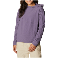 Women's Mountain Hardwear Sunshadow(TM) Long Sleeve Hoodie 2021 in Purple size X-Small | Elastane/Polyester