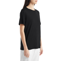 Women's Icebreaker Granary Short Sleeve T-Shirt 2022 in Black size X-Large | Wool
