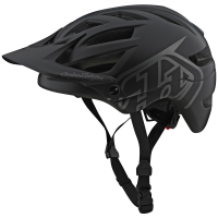 Kid's Troy Lee Designs A1 Drone Bike Helmet 2022 in Black size Youth | Polyester