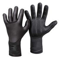 O'Neill 3mm Psycho Tech Gloves 2022 - XXS in Black size 2X-Small | Rubber/Neoprene