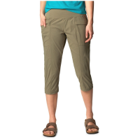 Women's Mountain Hardwear Dynama(TM) Capris 2021 Green Pant size Small | Nylon/Elastane