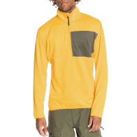 Quiksilver Steep Point Half Zip Fleece 2022 Yellow size Large | Elastane/Polyester