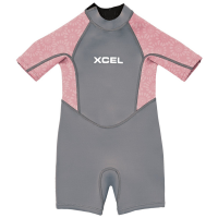 Kid's XCEL Short Sleeve 1mm Springsuit Little 2021 in Blue size 4 | Spandex/Neoprene