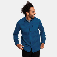 evo Lightweight Long-Sleeve Tech Shirt 2021 Blue size Small | Spandex/Cotton/Wool