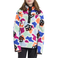 Kid's Burton Spark Fleece Anorak Jacket 2022 in Pink size Large | Polyester