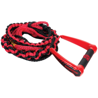 Proline LG Surf Handle + 20 ft PE Line 2022 in Red | Leather/Suede/Polyester
