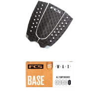 FCS T-3 Wide Board Traction Pad 2021 Package () + Bindings in Black