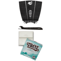 Creatures of Leisure Mick Fanning Traction Pad 2022 Package () + Bindings in White
