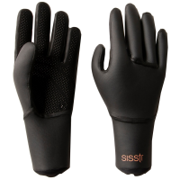 Women's Sisstrevolution 3mm Wetsuit Gloves 2026 in Black size Medium | Nylon/Neoprene