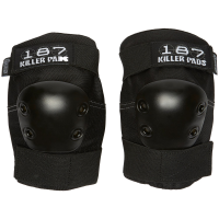187 Pro Skateboard Elbow Pads 2026 in Black size Medium | Nylon