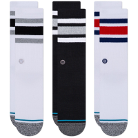 Stance The Boyd Socks 3-Pack 2025 in White size Medium | Nylon/Cotton/Elastane