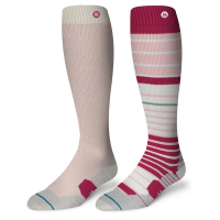 Stance y Promise Snow Socks 2 Pack 2022 in Pink size Medium | Nylon/Wool/Elastane