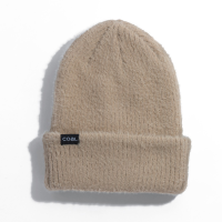 Women's Coal The Pearl Beanie Hat 2025 in Khaki | Nylon/Leather