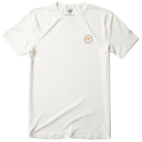 Kid's Vissla Easy Seas Eco Short Sleeve Surf Shirt Boys' 2022 in White size Large | Spandex/Polyester