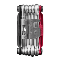 Crank Brothers Multi-17 Tool 2025 in Red | Aluminum