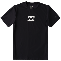 Billabong All Day Wave Loose Fit Short Sleeve Surf Shirt 2022 in Black size Medium | Elastane/Polyester