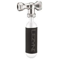 Lezyne Control Drive CO2 Pump Head 2023 in Silver | Aluminum/Neoprene