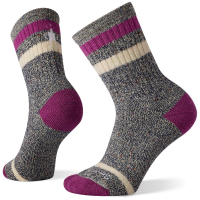 Women's Smartwool Everyday Heritage Crew Socks 2021 in Gray size Large | Nylon/Wool/Elastane
