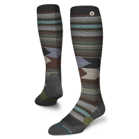 Stance Forest Cover Snow Socks 2022 in Black size Medium | Nylon/Cotton/Wool