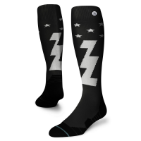 Stance Fully Charged Snow Socks 2022 in Black size Medium | Nylon/Wool/Elastane