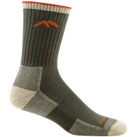 Darn Tough Hiker Coolmax Micro Crew Midweight Cushion Socks 2022 in Green size Medium | Nylon/Spandex/Acrylic