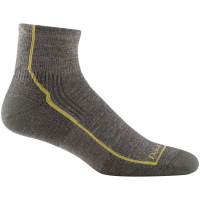 Darn Tough Hiker 1/4 Midweight Cushion Socks 2022 in Blue size Medium | Nylon/Spandex/Wool