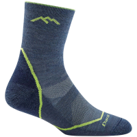 Kid's Darn Tough Light Hiker Jr. Micro Crew Cushion Socks Boys' 2022 in Gray size Large | Nylon/Spandex/Wool