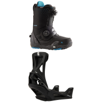Burton Photon Step On Wide Snowboard Boots 2023 - 8.5 Package (8.5) + L Bindings in Black size 8.5/L | Nylon/Rubber