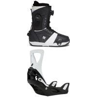 Women's DC Lotus Boa Step On Snowboard Boots 2022 - 6 Package (6) + M Bindings in White size 6/M | Nylon