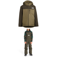Kid's The North Face Snowquest Plus Insulated Jacket 2022 - XS Package (XS) + M Bindings | Nylon in Green size Xs/M | Nylon/Polyester
