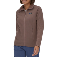 Women's Patagonia R2(R) TechFace Jacket 2023 in Brown size Large | Spandex/Polyester