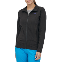 Women's Patagonia R1(R) TechFace Jacket 2022 in Black size X-Large | Spandex/Polyester
