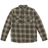 Volcom Bowered Fleece Long-Sleeve Shirt 2022 Gray size Large | Polyester