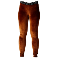Women's Rojo Outerwear Velvet Full Length Pants 2021 in Orange size Medium | Spandex/Polyester