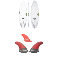 Lib Tech x Lost Quiver Killer Surfboard 2022 - 5'8 Package (5'8) + Bindings | Aluminum in White | Aluminum/Polyester