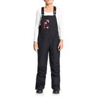 Women's Roxy Rideout Bib Pants 2021 in Black size Small | Polyester