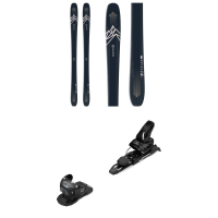 Women's Salomon QST Myriad 85 Skis 2021 - 153 Package (153 cm) + 100 Bindings in Black size 153/100
