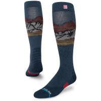 Stance Chin Valley Snow Socks 2023 in Blue size Medium | Wool